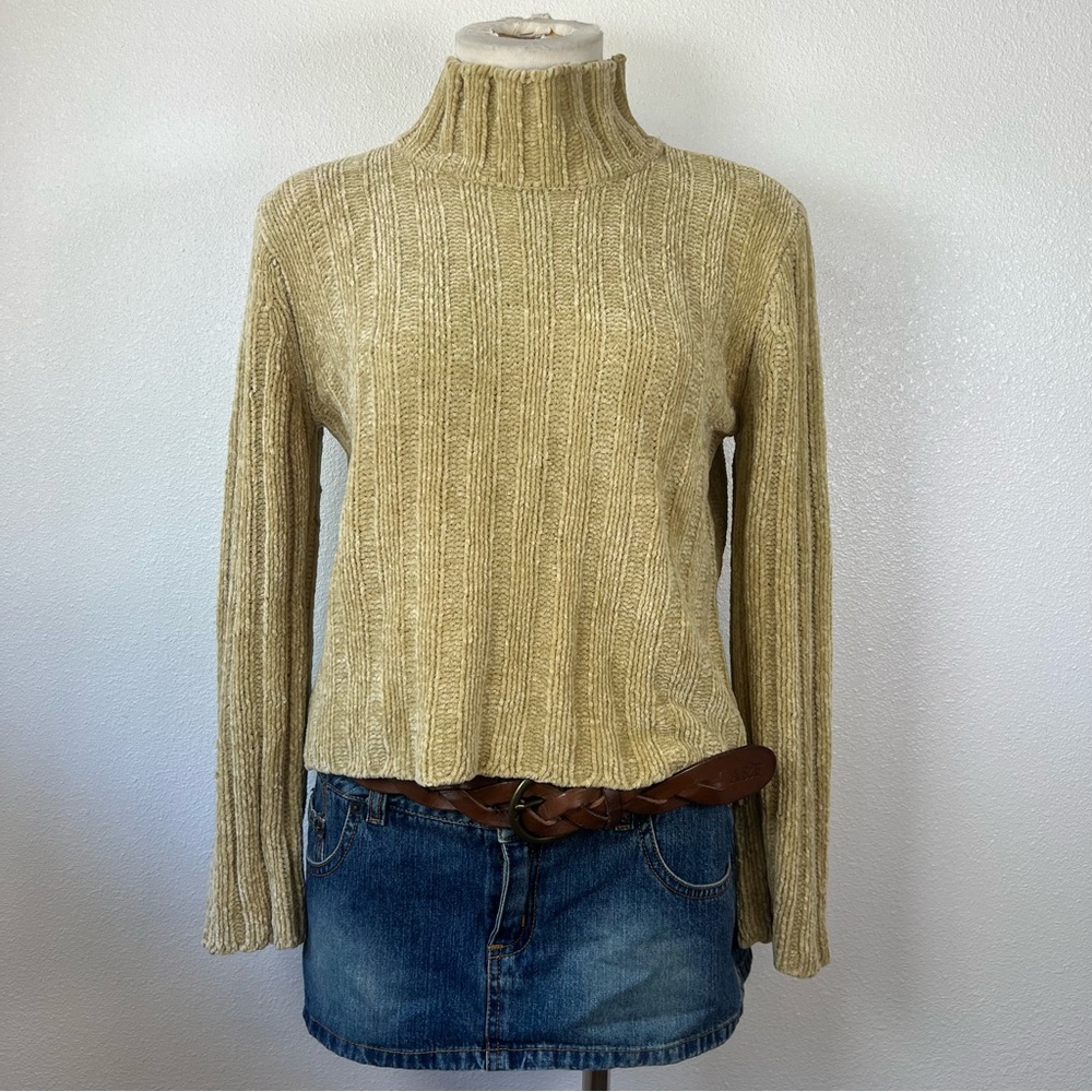 No Boundaries Ribbed Turtleneck Sweater